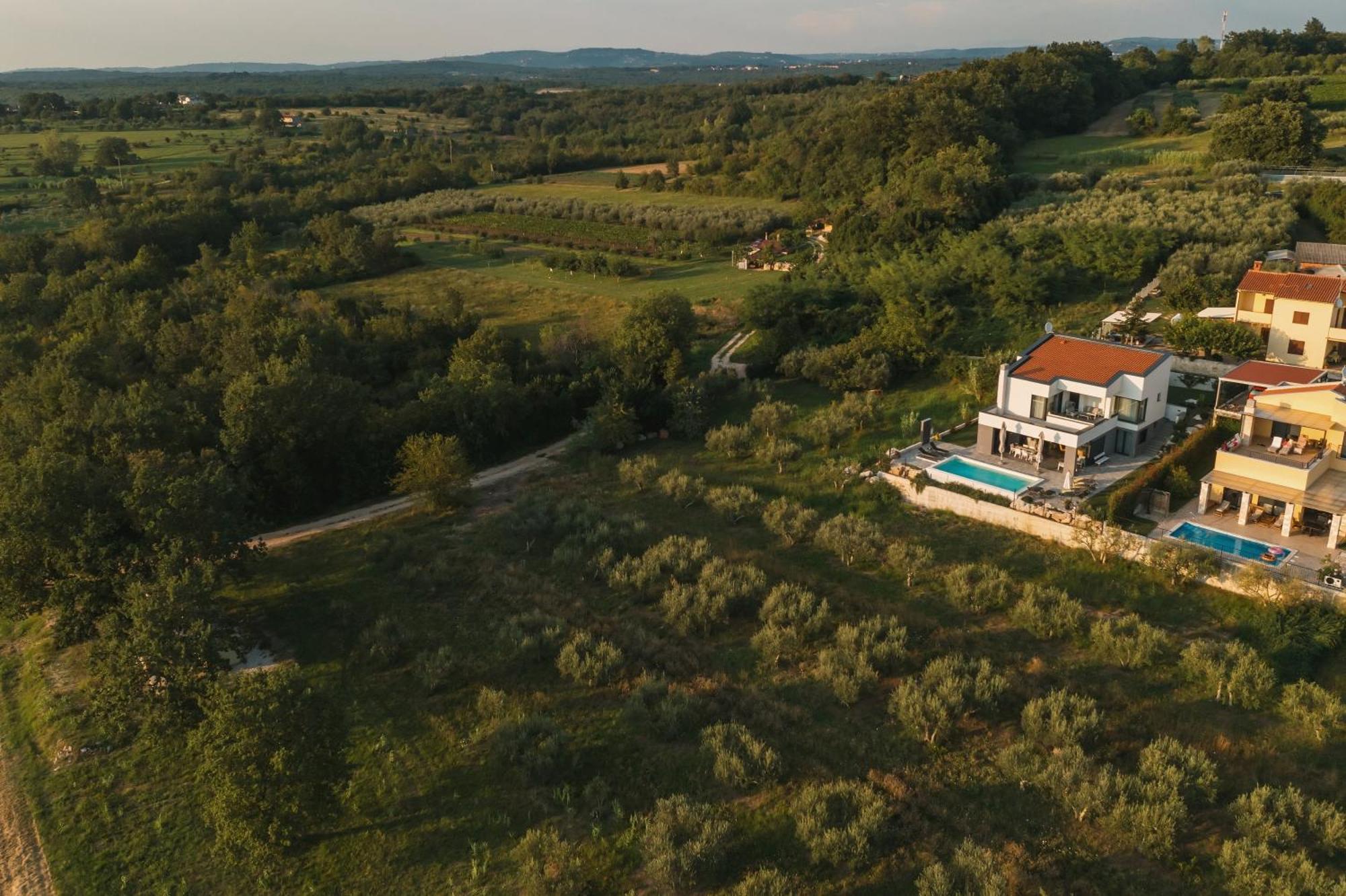 Villa Boiky - Private Pool And Amazing Sea View, Istria Materada Exteriér fotografie