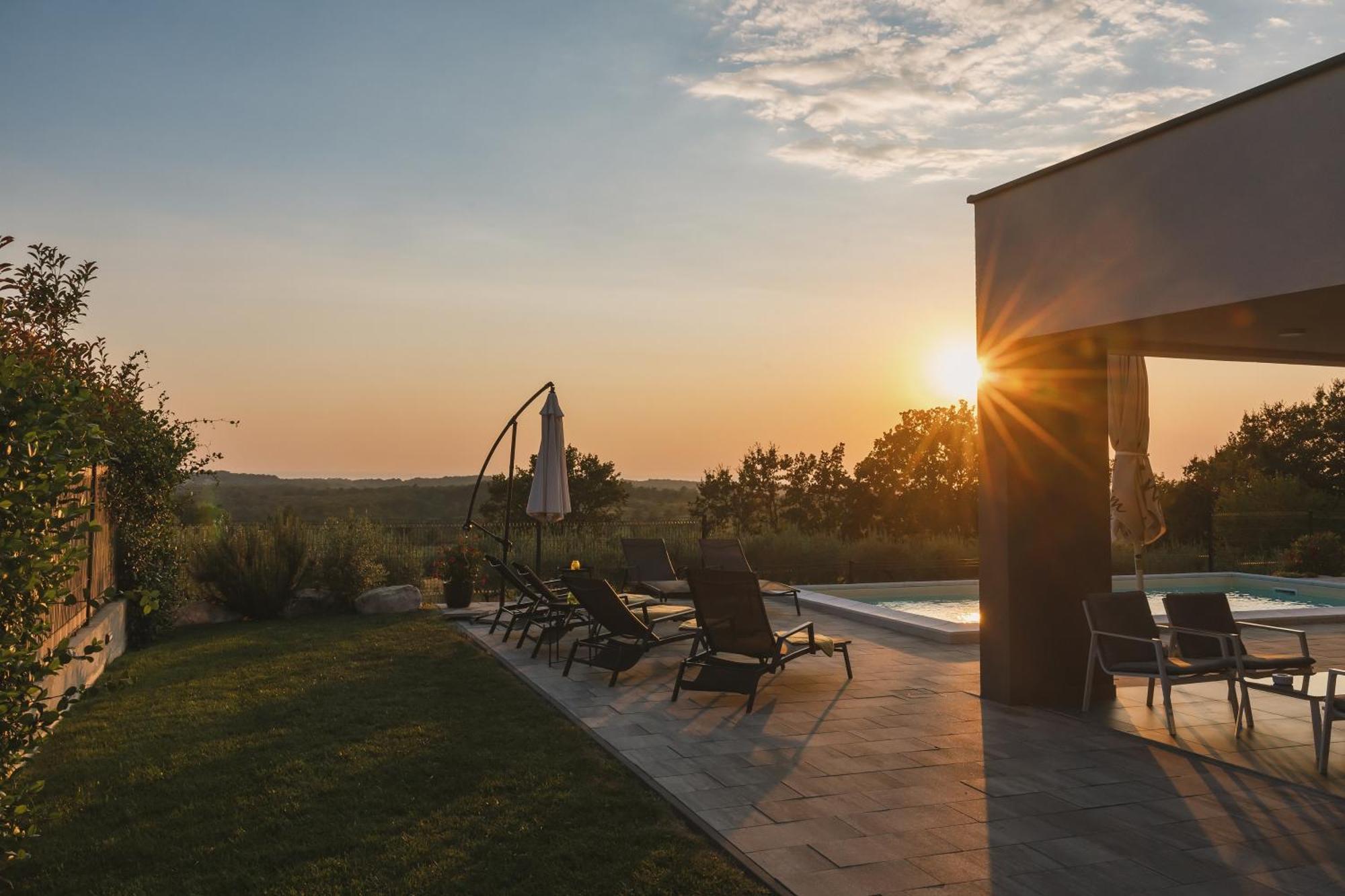 Villa Boiky - Private Pool And Amazing Sea View, Istria Materada Exteriér fotografie