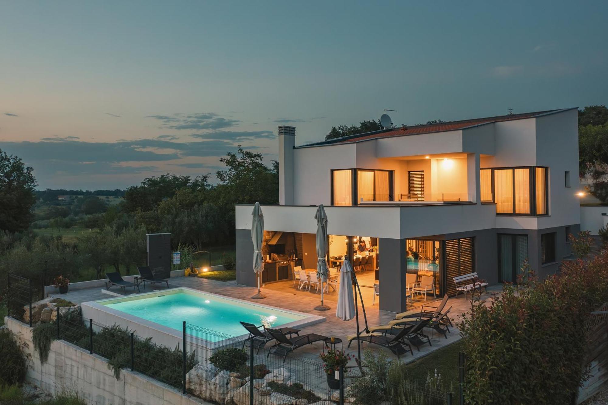 Villa Boiky - Private Pool And Amazing Sea View, Istria Materada Exteriér fotografie