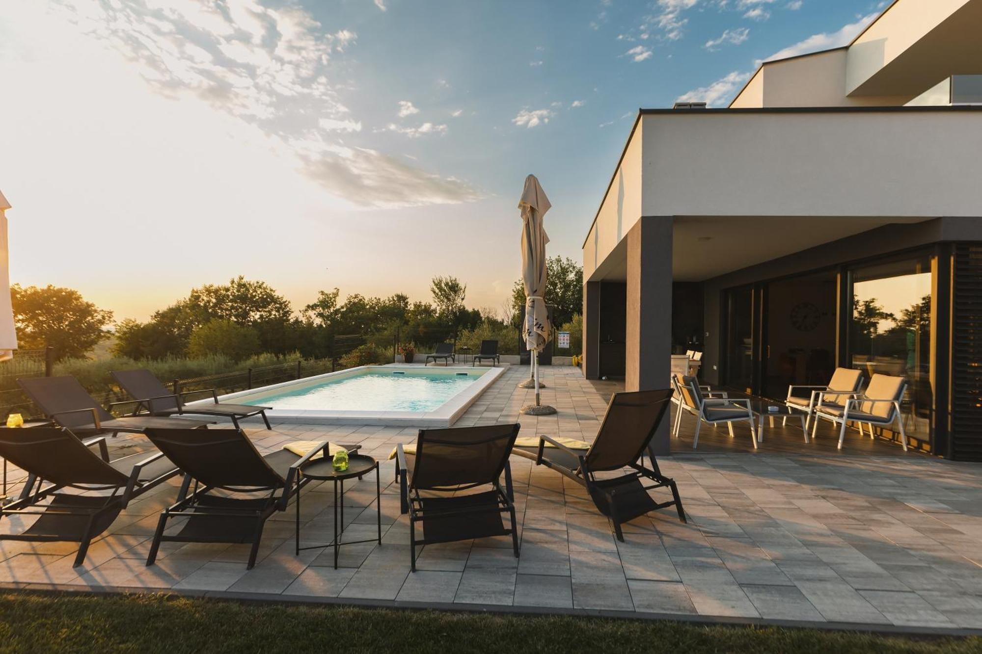 Villa Boiky - Private Pool And Amazing Sea View, Istria Materada Exteriér fotografie