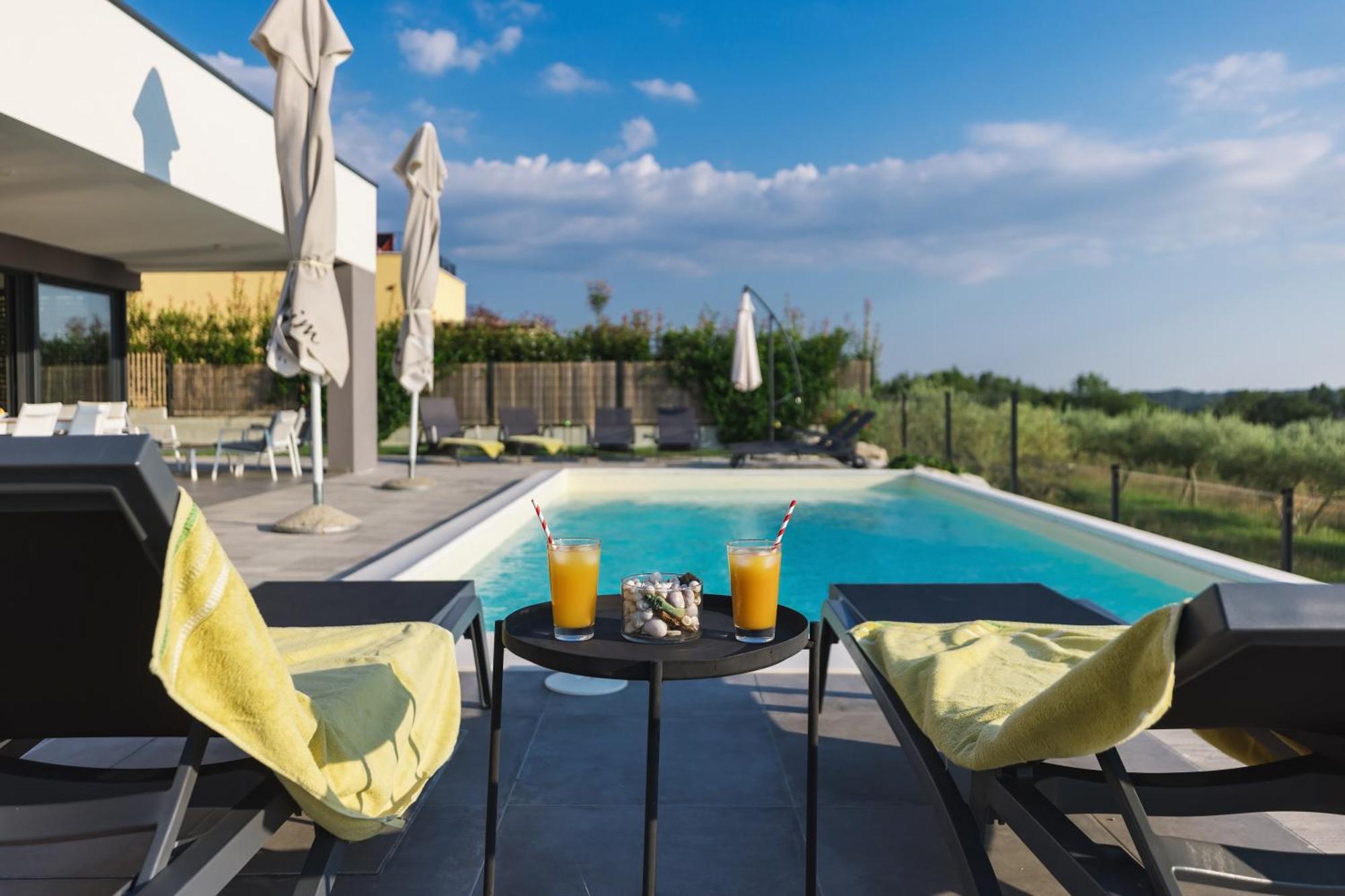 Villa Boiky - Private Pool And Amazing Sea View, Istria Materada Exteriér fotografie