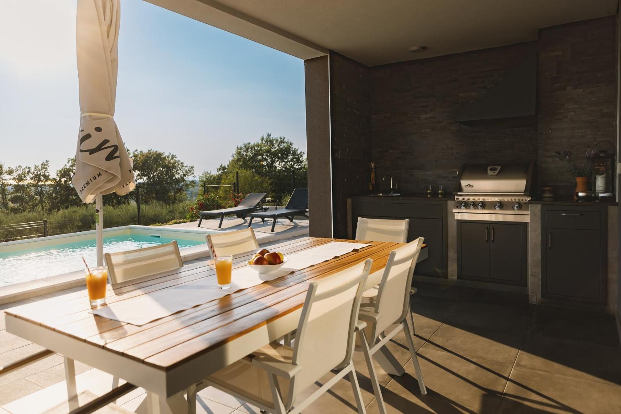 Villa Boiky - Private Pool And Amazing Sea View, Istria Materada Exteriér fotografie